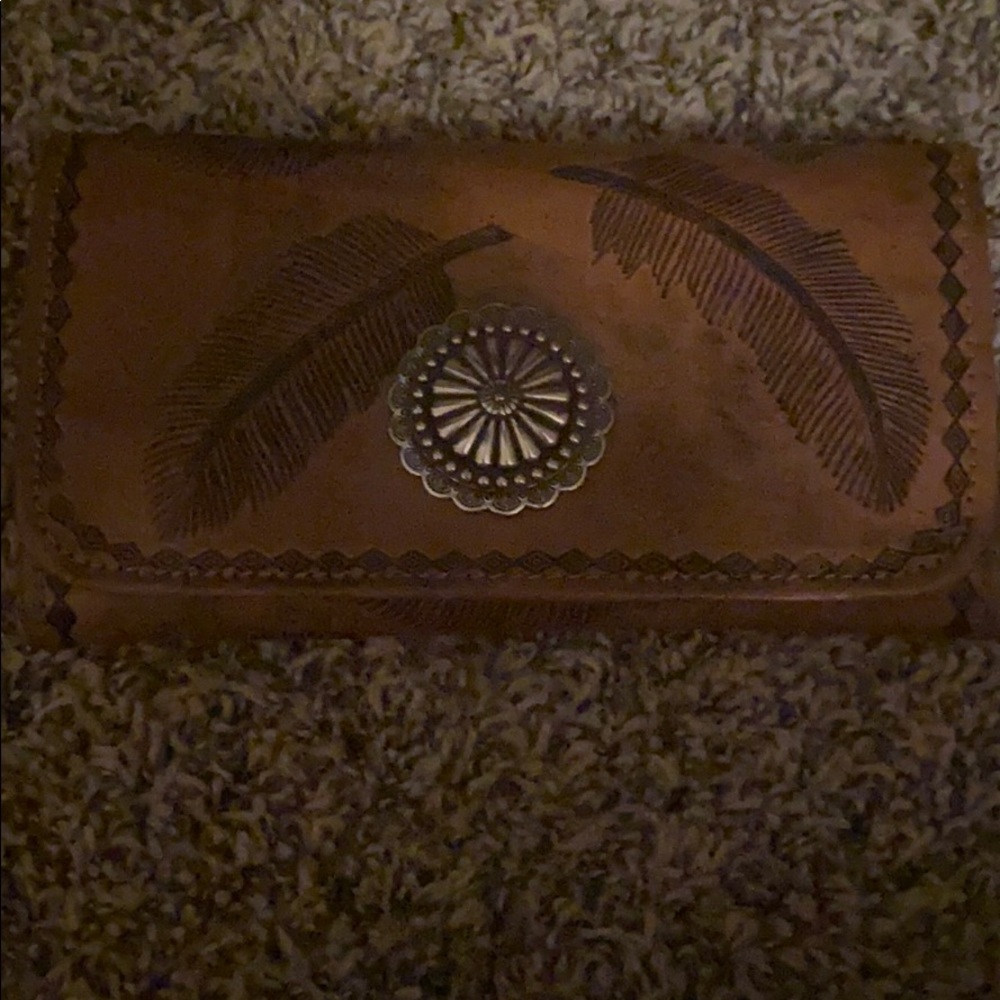 American West Western Concho Wallet